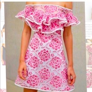 NWT ALEXIS Paula pink lace dress size S